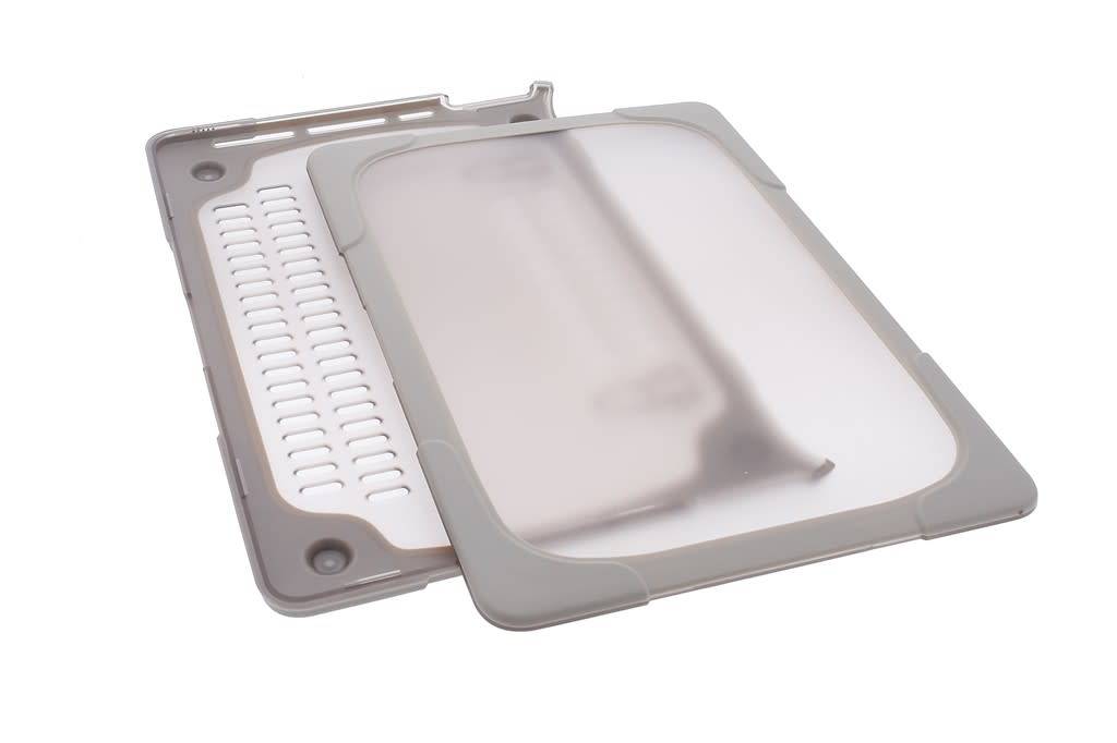 Hardcase laptop voor Macbook New 13.3" Pro touch bar - Bruin (8719273272640)