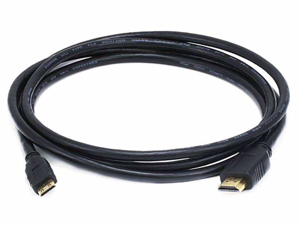 HDMI Kabel HDMI-Mini HDMI - Zwart