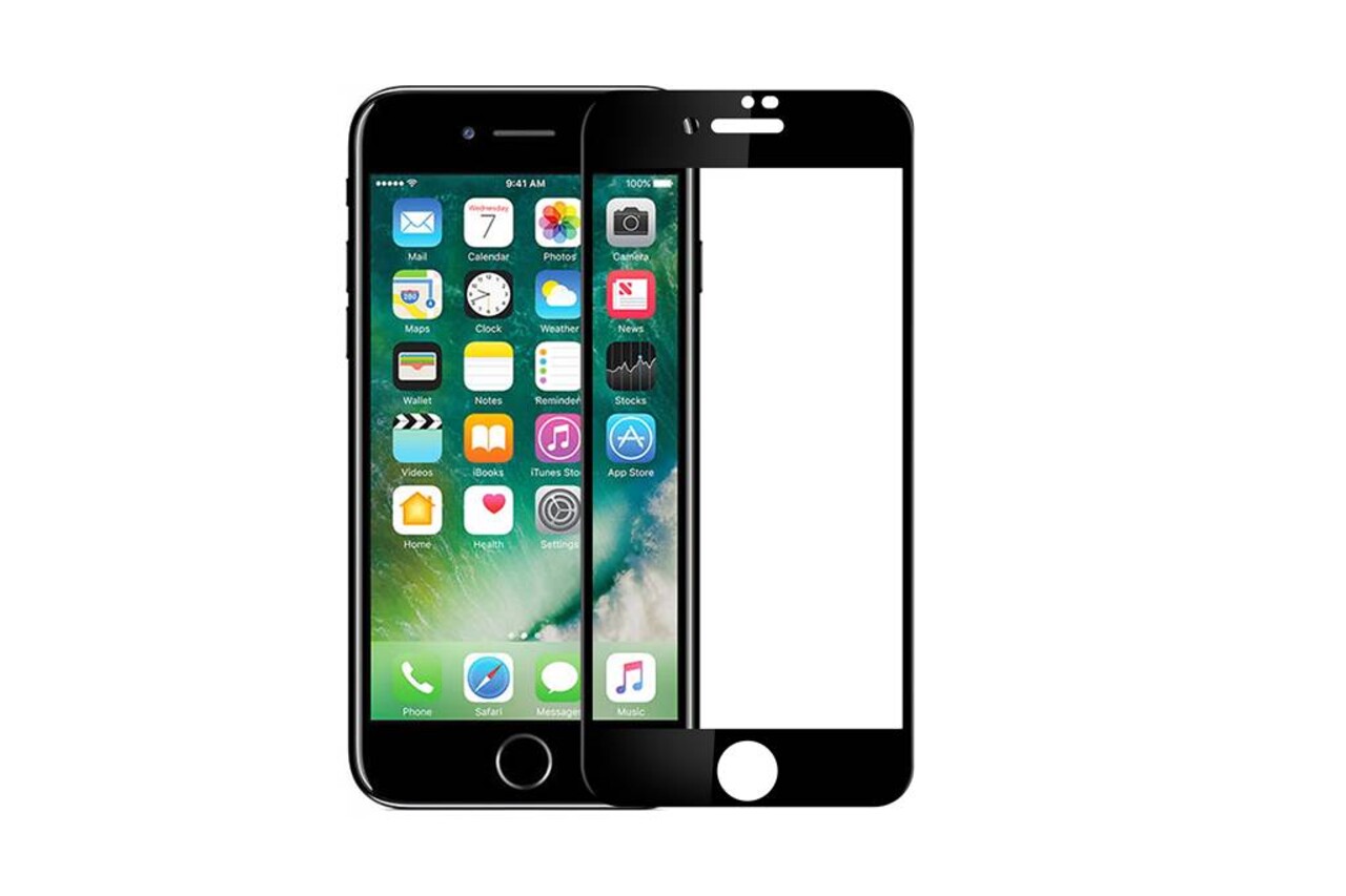 Screenprotector voor Apple iPhone 7-8 Plus - Zwart Screenprotector voor Apple iPhone 7-8 Plus - Zwart