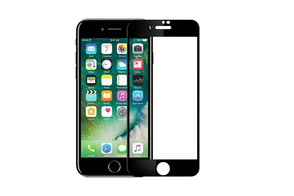 Screenprotector voor Apple iPhone 7-8 Plus - Zwart Screenprotector voor Apple iPhone 7-8 Plus - Zwart