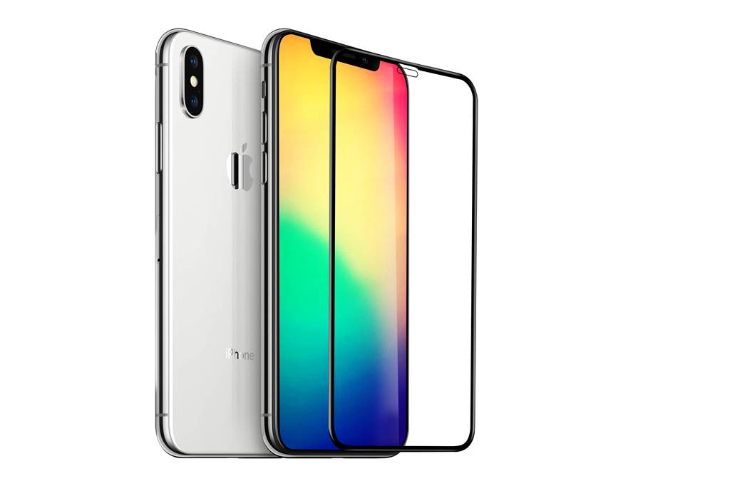 Screenprotector voor Apple iPhone Xs Max & iPhone 11 Pro Max - Zwart, foto 3 van 4