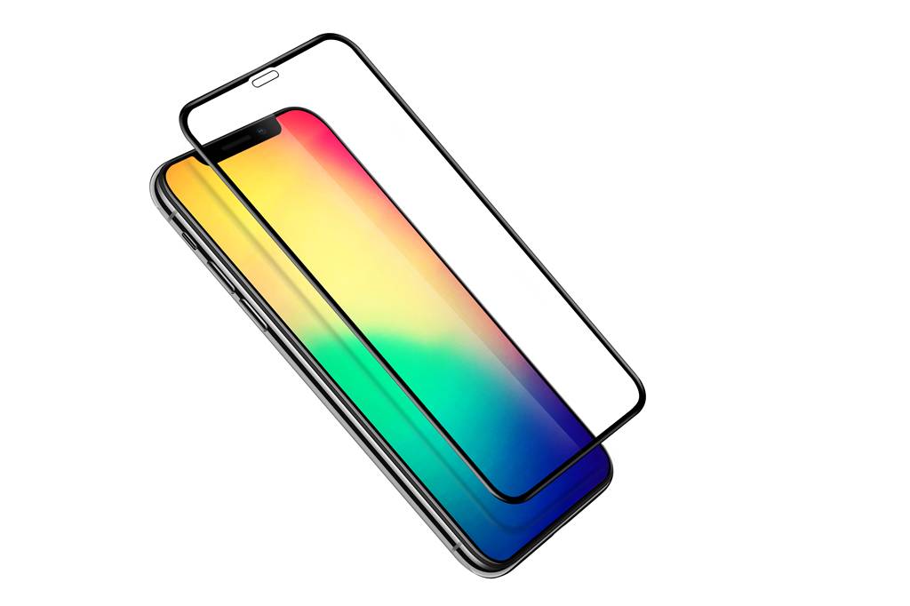 Screenprotector voor Apple iPhone Xs Max & iPhone 11 Pro Max - Zwart, foto 4 van 4