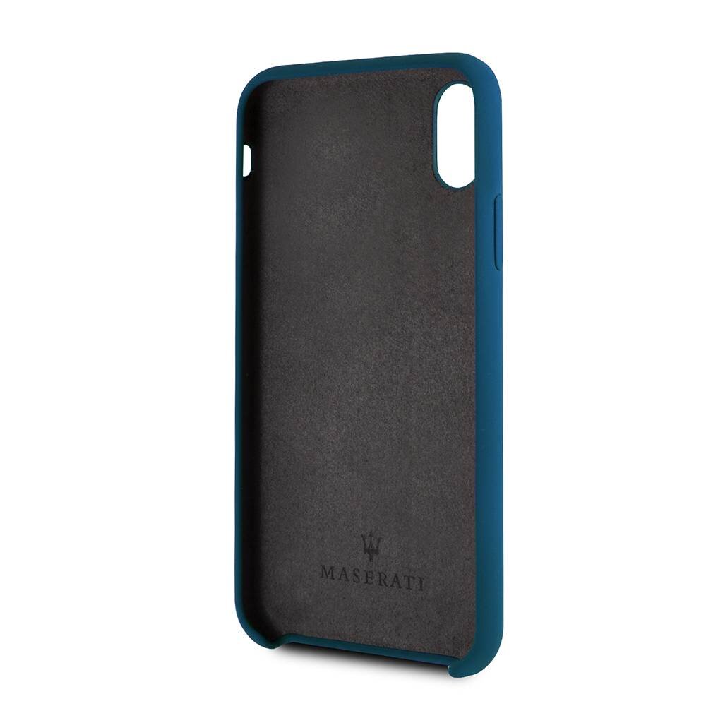 Maserati silicon coque pour iPhone X - Bleu (3700740433232)