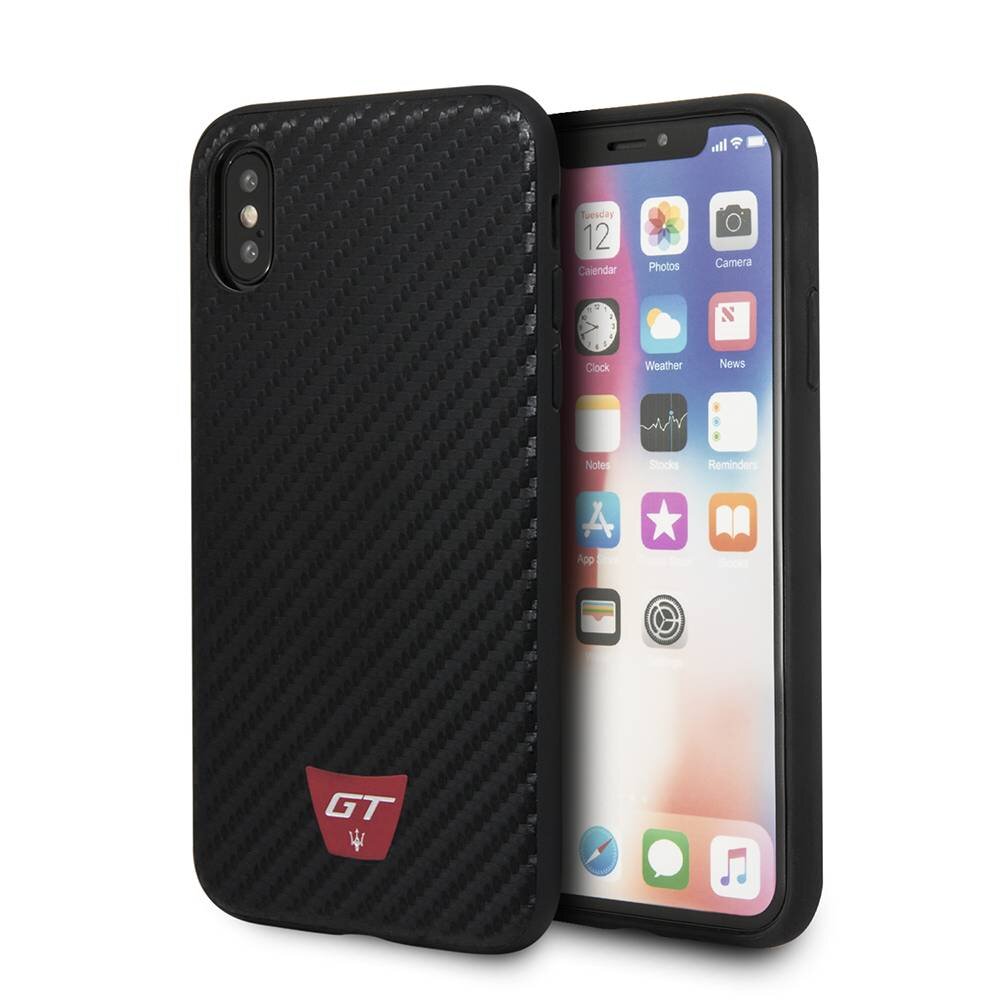 Maserati silicon coque pour iPhone X - Noir (3700740424087)
