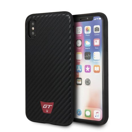 Maserati silicon coque pour iPhone X - Noir (3700740424087)