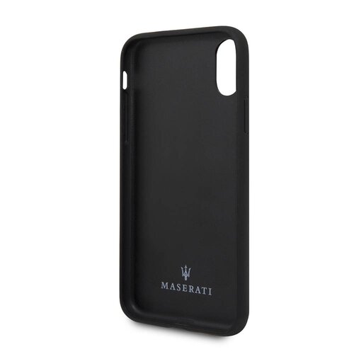 Maserati Silikonhülle für iPhone X - Schwarz (3700740424087)