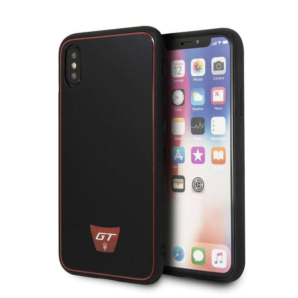 Maserati silicon coque pour Iphone X - Noir (3700740424148)