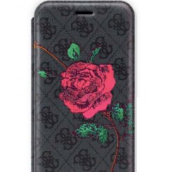 Guess Housse pour Apple iPhone X - Gris (3700740407066)