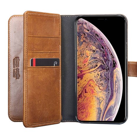 Pierre Cardin Pierre Cardin Book-Case für iPhone Xs Max - Braun (8719273277928) Pierre Cardin Pierre Cardin Book-Case für iPhone Xs Max - Braun (8719273277928)
