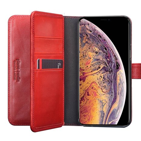 Pierre Cardin Pierre Cardin book case for iPhone Xs Max - Red (8719273277911) Pierre Cardin Pierre Cardin book case for iPhone Xs Max - Red (8719273277911)
