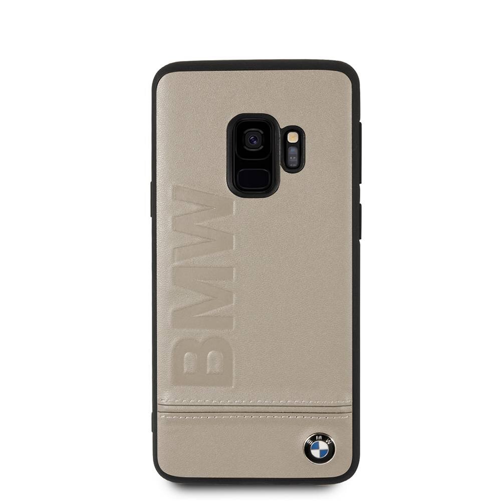 BMW BMW silicon coque Signature pour Galaxy S9 - Taupe (3700740426449)