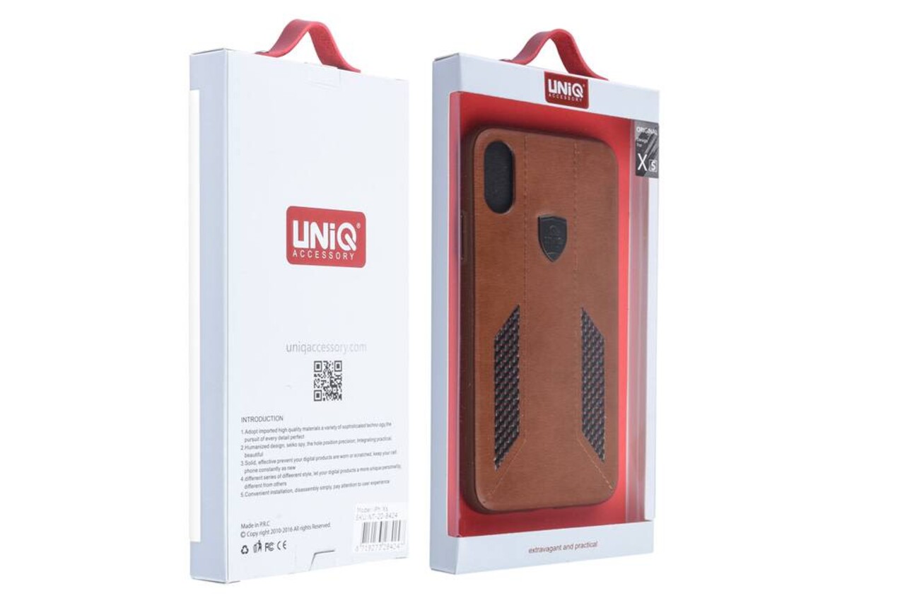UNIQ Accessory Backcover für iPhone Xs - Braun (8719273284247) UNIQ Accessory Backcover für iPhone Xs - Braun (8719273284247)