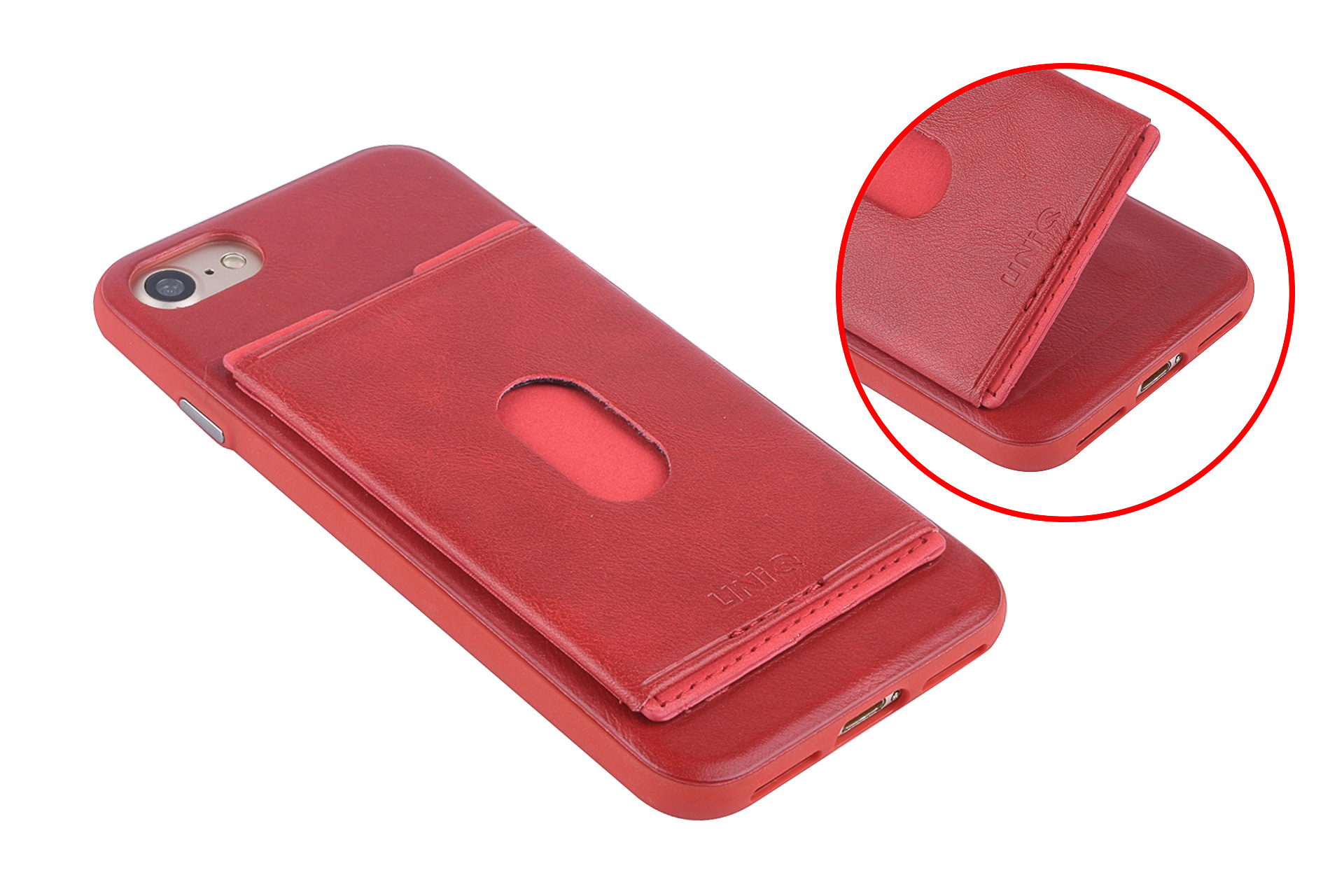 UNIQ Accessory Backcover voor iPhone 7-8 - Rood (8719273283745), foto 5 van 6