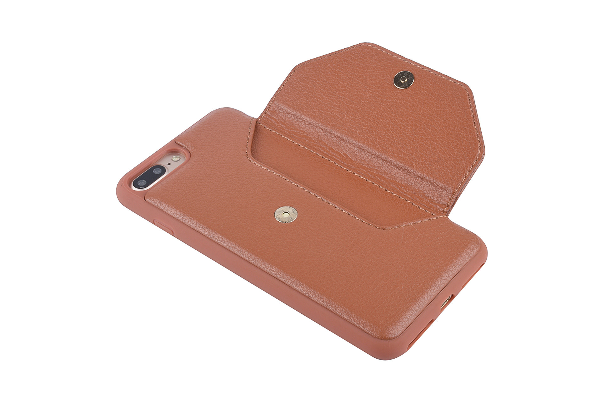 UNIQ Accessory Backcover voor iPhone 7-8 Plus - Bruin (8719273285428), foto 4 van 6