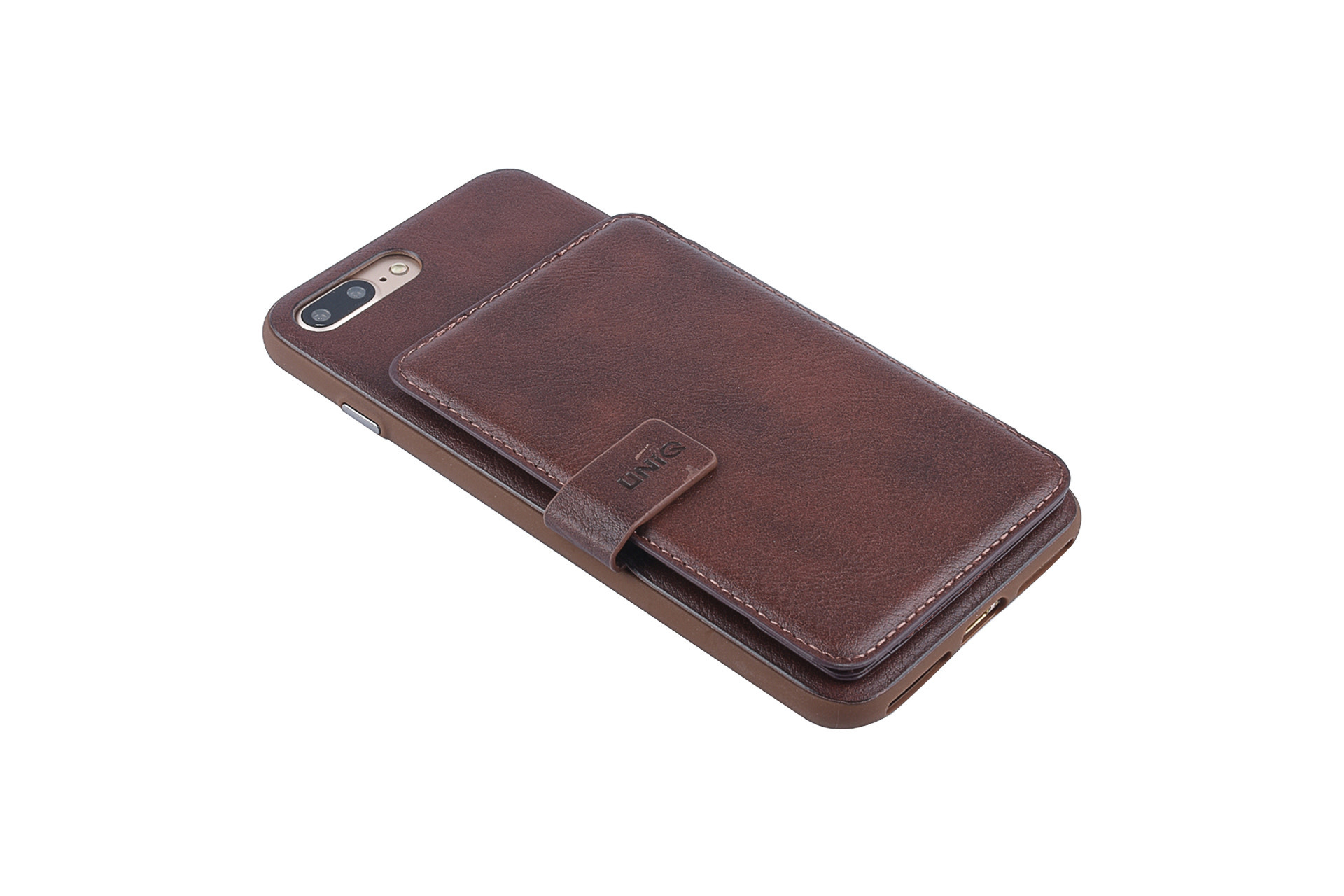 UNIQ Accessory Backcover voor iPhone 7-8 Plus - Bruin (8719273283554), foto 4 van 6