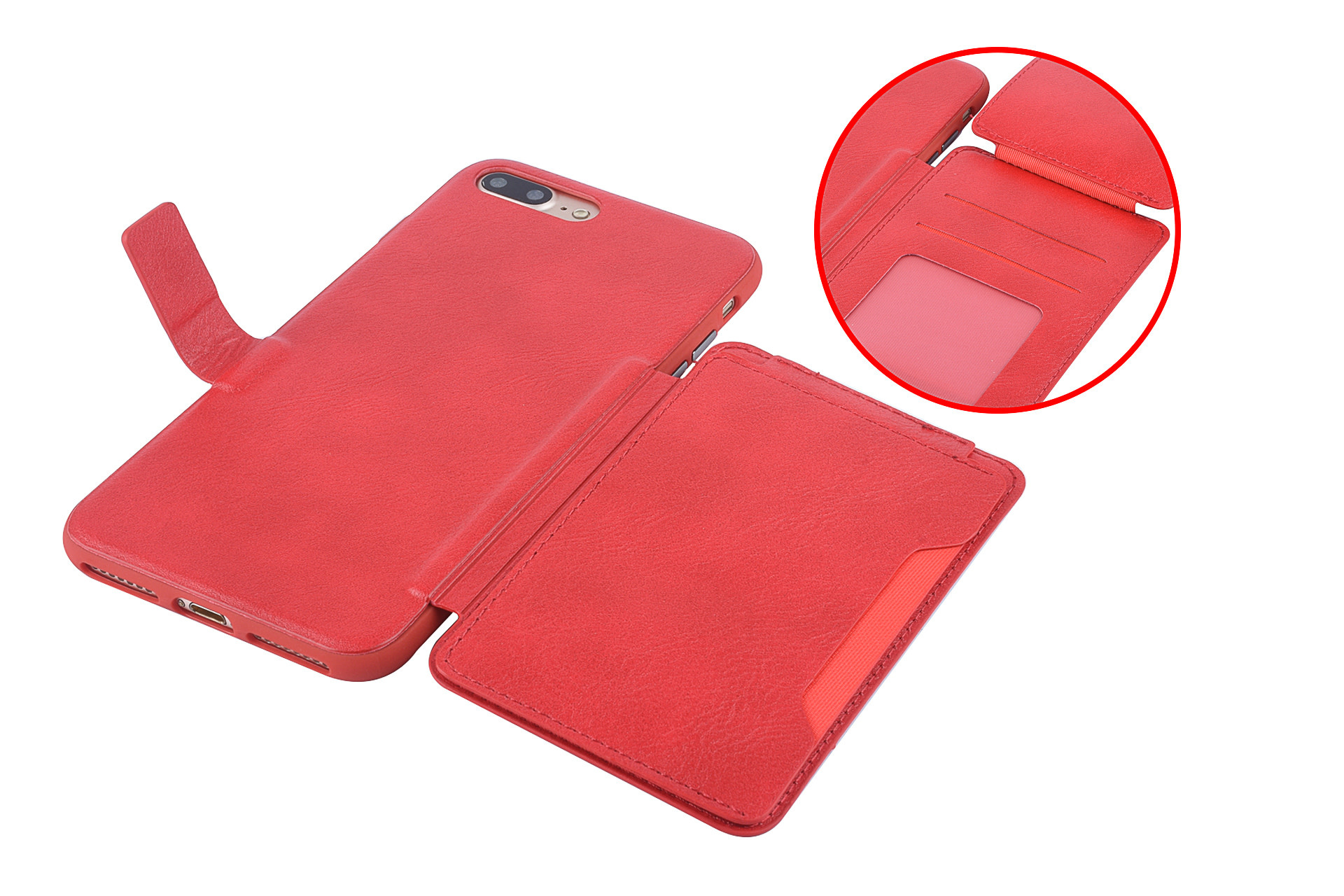 UNIQ Accessory Backcover voor iPhone 7-8 Plus - Rood (8719273283561), foto 6 van 6