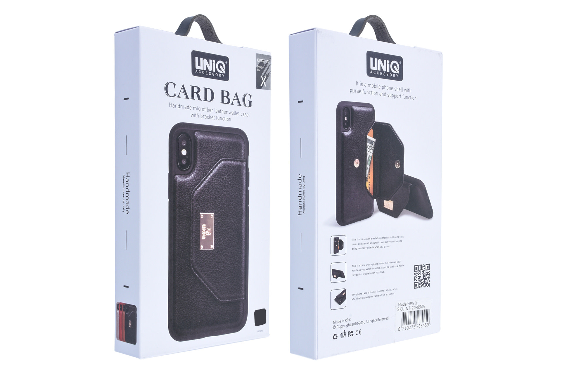 UNIQ Accessory Backcover voor iPhone X-Xs - Zwart (8719273285459), foto 6 van 6