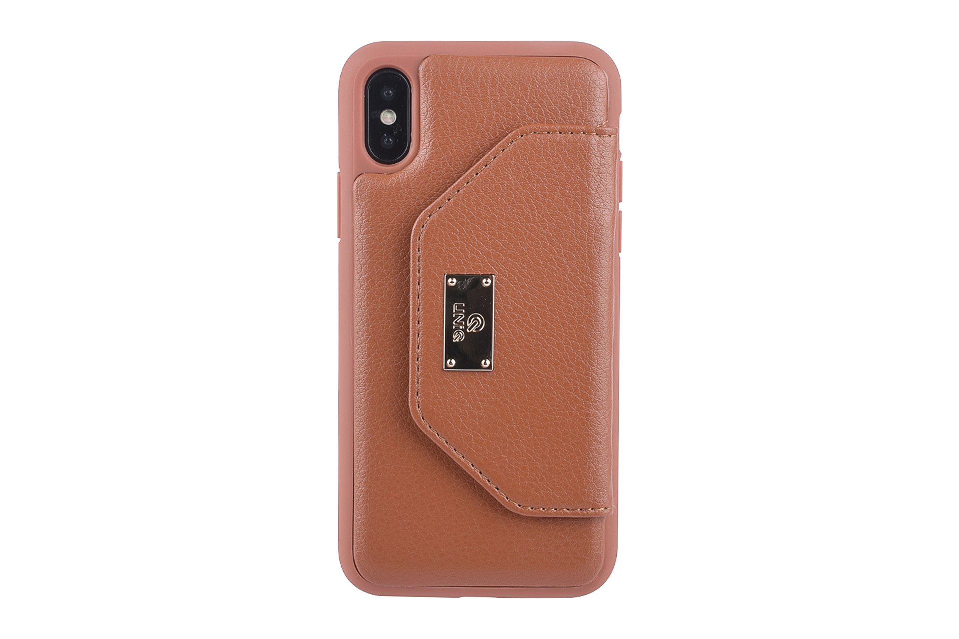 UNIQ Accessory Backcover voor iPhone X-Xs - Bruin (8719273285466)