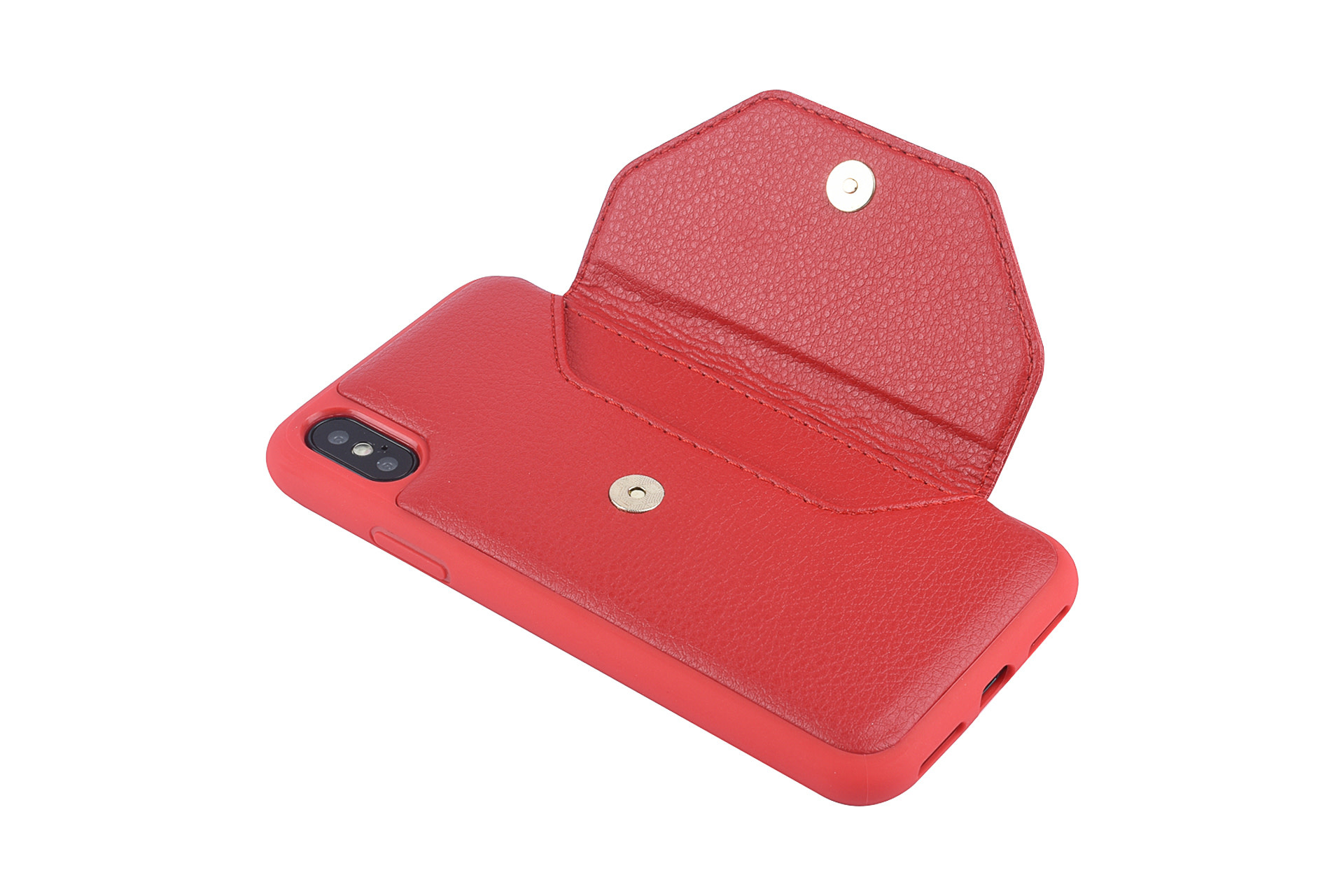 Backcover voor iPhone X-Xs - Rood (8719273285480), foto 5 van 6