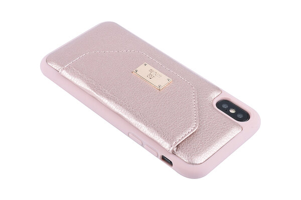 Coque pour iPhone X-Xs - Rose Or (8719273285473) Coque pour iPhone X-Xs - Rose Or (8719273285473)