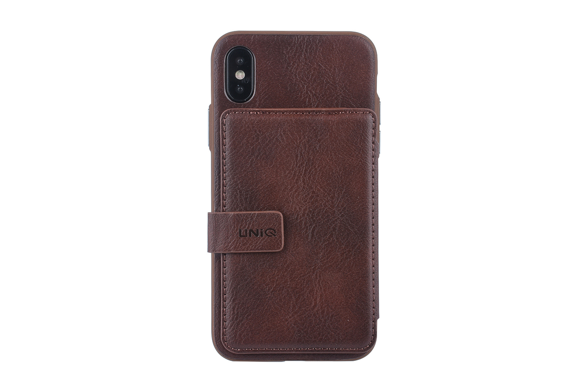 UNIQ Accessory Backcover voor iPhone X-Xs - Bruin (8719273283585)