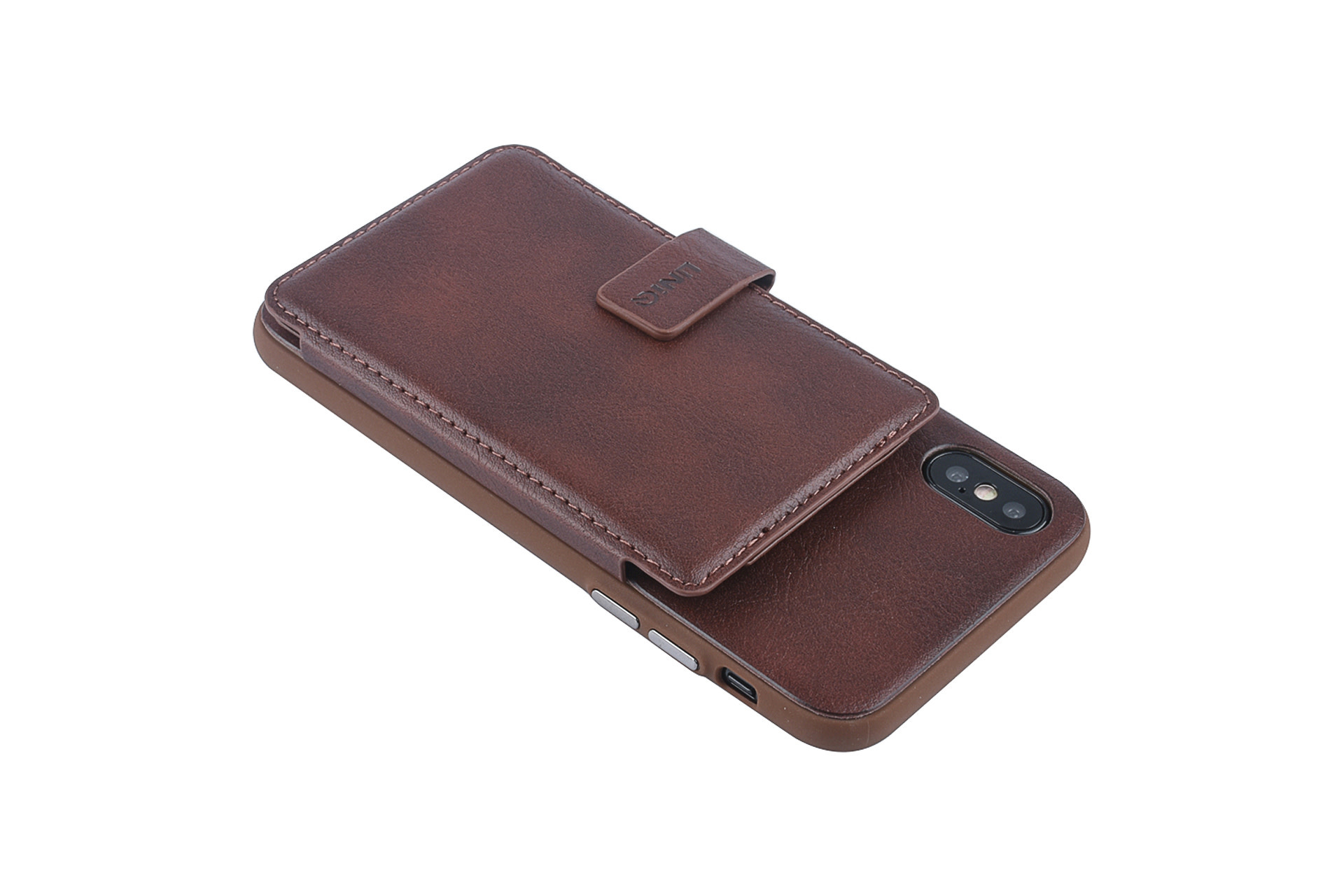 UNIQ Accessory Backcover voor iPhone X-Xs - Bruin (8719273283585), foto 5 van 6