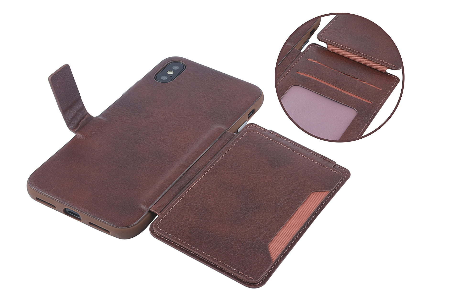 UNIQ Accessory Backcover voor iPhone X-Xs - Bruin (8719273283585), foto 6 van 6