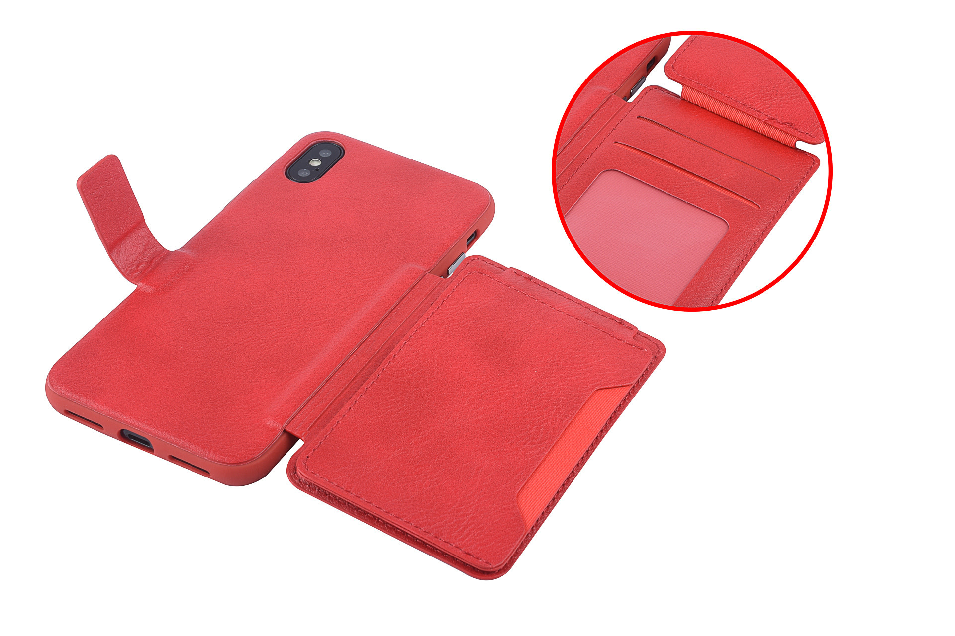 Backcover voor iPhone X-Xs - Rood (8719273283592), foto 6 van 6