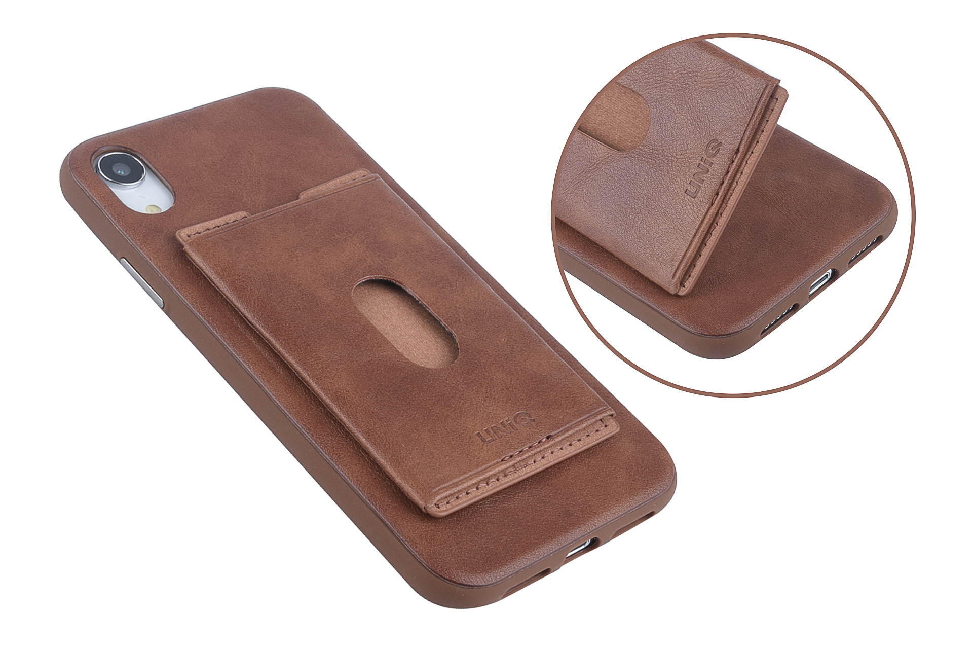 UNIQ Accessory Backcover voor iPhone XR - Bruin (8719273283882), foto 6 van 6