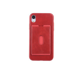 UNIQ Accessory UNIQ Accessory iPhone XR Kunstleer Backcover hoesje met portemonnee - Rood UNIQ Accessory UNIQ Accessory iPhone XR Kunstleer Backcover hoesje met portemonnee - Rood