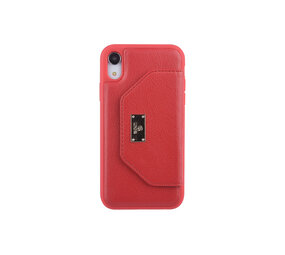 UNIQ Accessory UNIQ Accessory iPhone XR Kunstleer portemonnee Hard Case Back cover - Rood UNIQ Accessory UNIQ Accessory iPhone XR Kunstleer portemonnee Hard Case Back cover - Rood