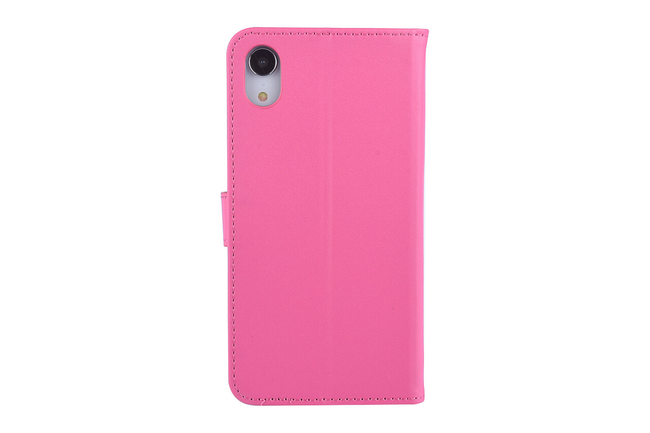 Roze hoesje voor de iPhone XR - Book Case - Pasjeshouder - Magneetsluiting Roze hoesje voor de iPhone XR - Book Case - Pasjeshouder - Magneetsluiting