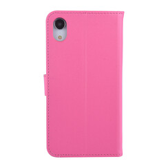 Roze hoesje voor de iPhone XR - Book Case - Pasjeshouder - Magneetsluiting