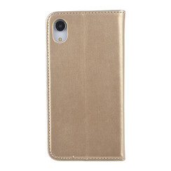 Goud hoesje iPhone XR - Book Case - Pasjeshouder - Magneetsluiting