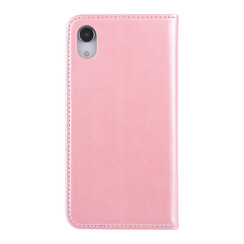 Apple iPhone XR Kartenhalter Pink Book-Case hul -Magnetverschluss - Kunststof;TPU