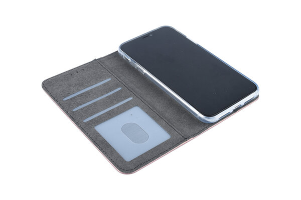 Apple iPhone XR Card holder Pink Book type case for iPhone XR Magnetic closure Apple iPhone XR Card holder Pink Book type case for iPhone XR Magnetic closure