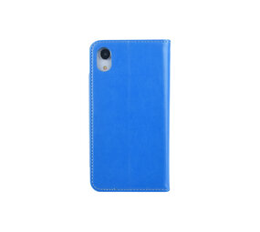 Apple iPhone XR Card holder Blue Book type case for iPhone XR Magnetic closure Apple iPhone XR Card holder Blue Book type case for iPhone XR Magnetic closure