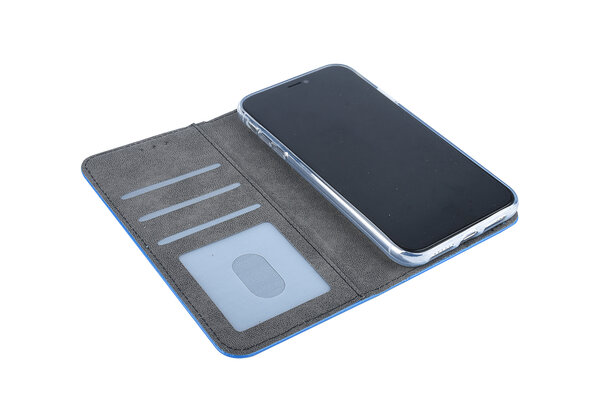 Apple iPhone XR Kartenhalter Blau Book-Case hul -Magnetverschluss - Kunststof;TPU Apple iPhone XR Kartenhalter Blau Book-Case hul -Magnetverschluss - Kunststof;TPU