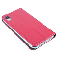 Apple iPhone XR Kartenhalter Pink Book-Case hul -Magnetverschluss - Kunststof;TPU