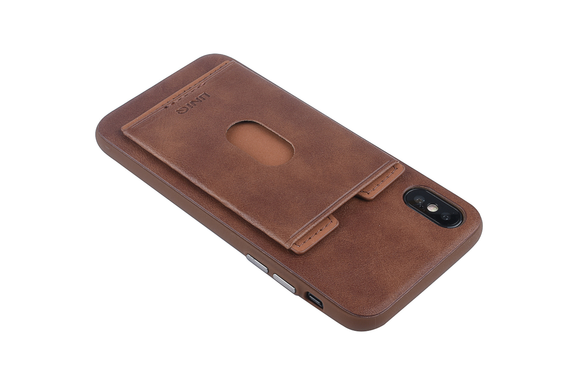 UNIQ Accessory UNIQ Accessory Backcover voor iPhone X-Xs - Bruin (8719273283820), foto 3 van 6