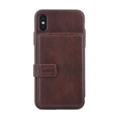 UNIQ Accessory Backcover für iPhone X-Xs - Braun