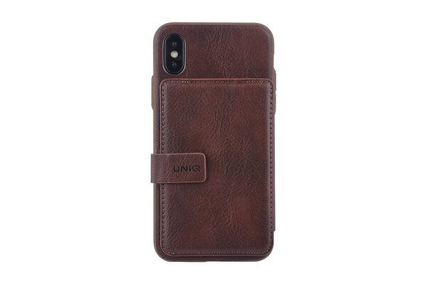 UNIQ Accessory UNIQ Accessory Coque pour iPhone X-Xs - Marron (8719273283615) UNIQ Accessory UNIQ Accessory Coque pour iPhone X-Xs - Marron (8719273283615)