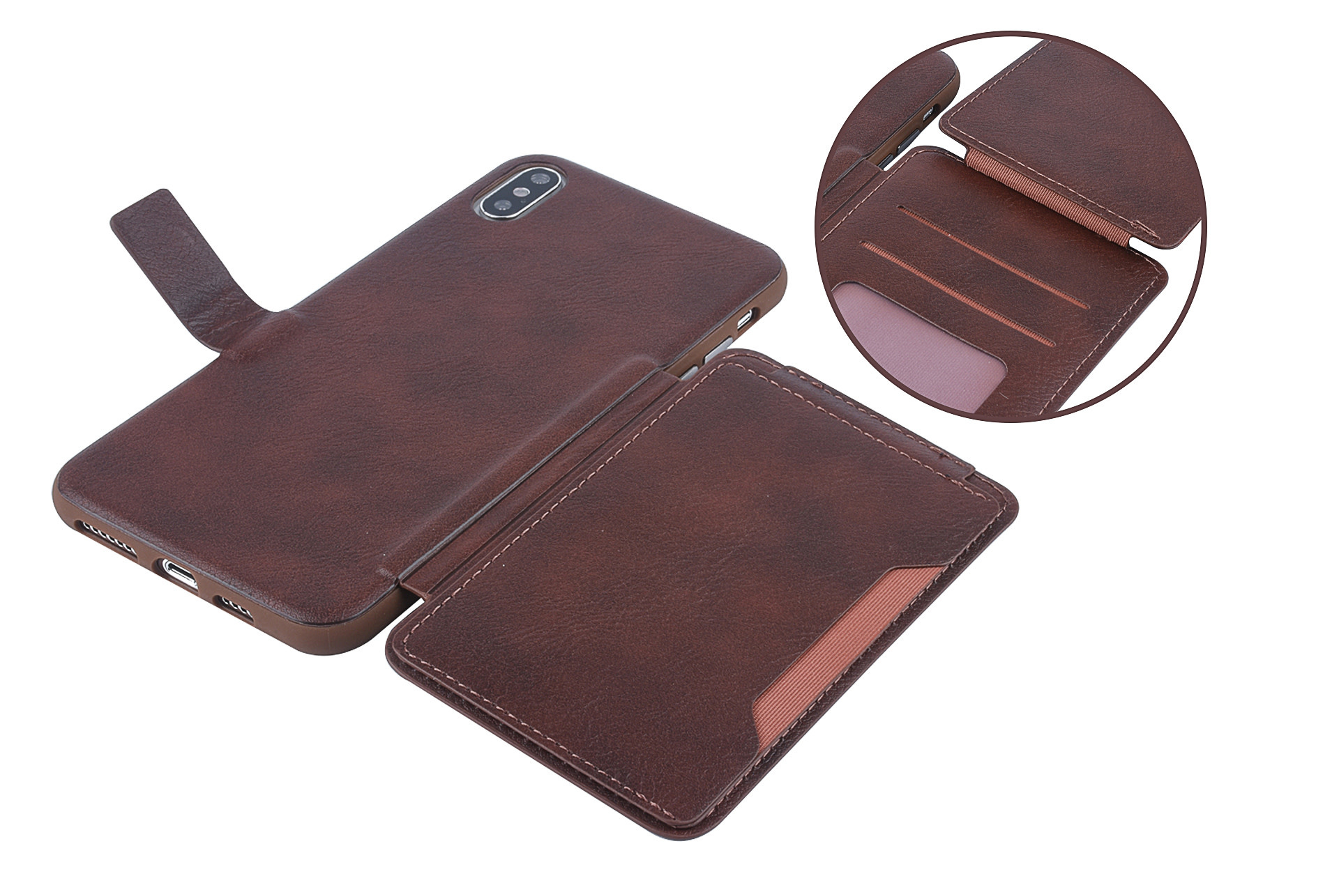 UNIQ Accessory Backcover voor iPhone X-Xs Max - Bruin (8719273283646), foto 6 van 6