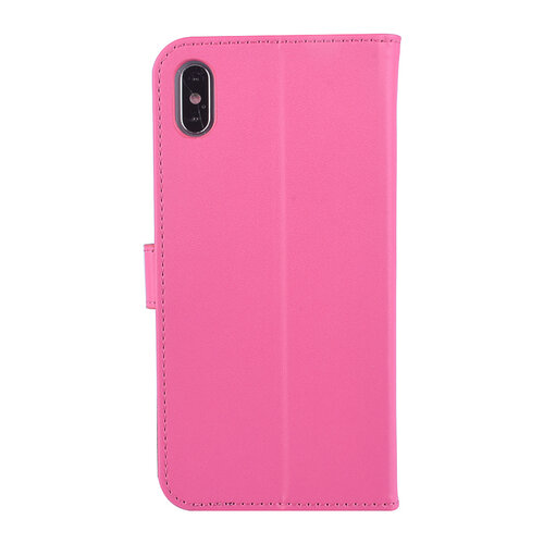 Roze hoesje iPhone Xs Max Book Case - Pasjeshouder - Magneetsluiting