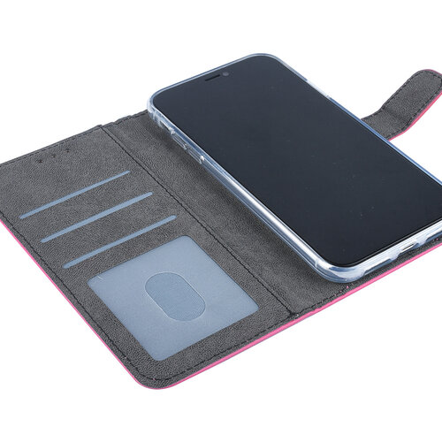 Roze hoesje iPhone Xs Max Book Case - Pasjeshouder - Magneetsluiting