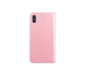 Apple iPhone Xs Max Card holder Pink Book type case for iPhone Xs Max Magnetic closure Apple iPhone Xs Max Card holder Pink Book type case for iPhone Xs Max Magnetic closure