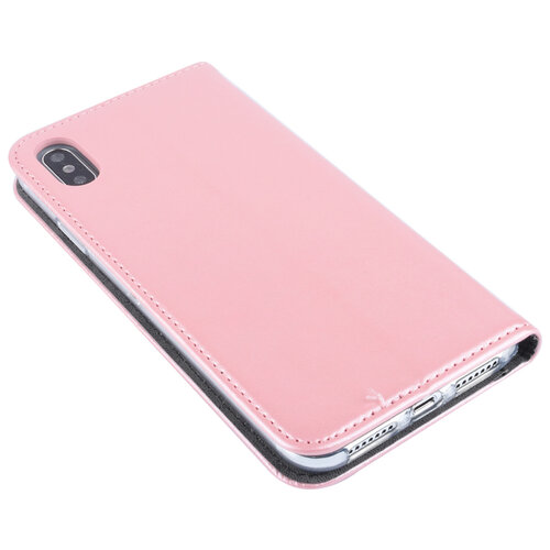 Roze hoesje voor iPhone Xs Max Book Case - Pasjeshouder - Magneetsluiting