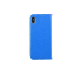 Blauw hoesje iPhone Xs Max Book Case - Pasjeshouder - Magneetsluiting Blauw hoesje iPhone Xs Max Book Case - Pasjeshouder - Magneetsluiting