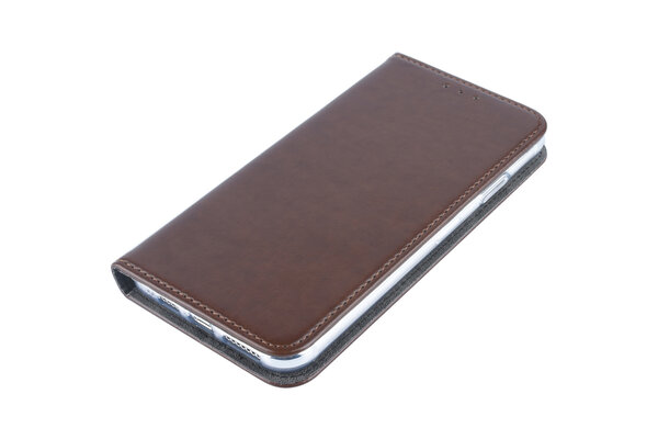 Bruin hoesje iPhone Xs Max Book Case - Pasjeshouder - Magneetsluiting Bruin hoesje iPhone Xs Max Book Case - Pasjeshouder - Magneetsluiting