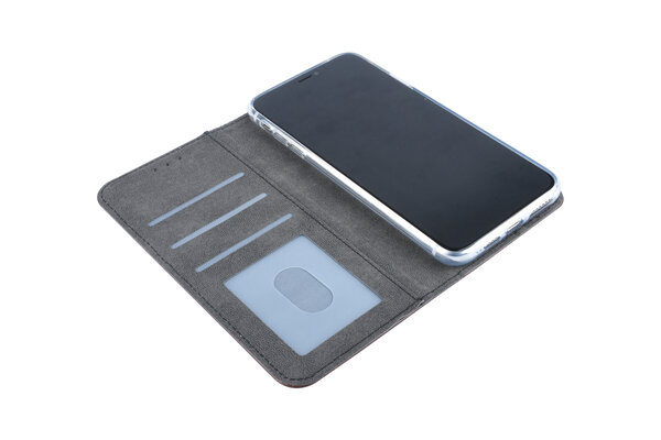 Apple iPhone Xs Max Kartenhalter Braun Book-Case hul -Magnetverschluss - Kunststof;TPU Apple iPhone Xs Max Kartenhalter Braun Book-Case hul -Magnetverschluss - Kunststof;TPU